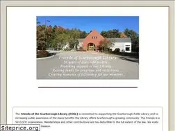 Sites similar to scarboroughlibraryfriends.org