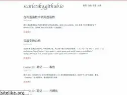 Sites similar to scarletsky.github.io