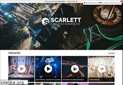 Sites similar to scarlettentertainment.com