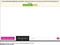 Sites similar to sccdemocracy.salford.gov.uk