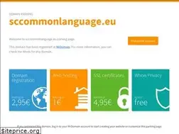 Sites similar to sccommonlanguage.eu