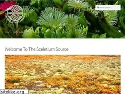 Sites similar to sceletium.com