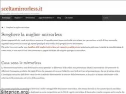 Sites similar to sceltamirrorless.it
