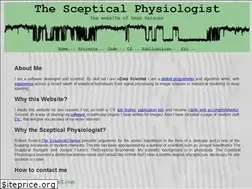 Sites similar to scepticalphysiologist.com