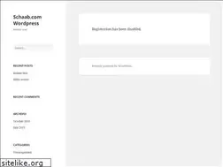 Sites similar to schaab.com