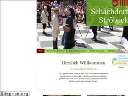 Sites similar to schachdorf-stroebeck.de