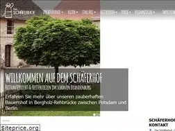 Sites similar to schaeferhof.net