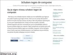 Sites similar to schakentegendecomputer.net