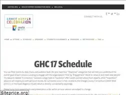 Sites similar to schedule.gracehopper.org