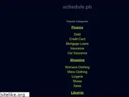 Sites similar to schedule.ph