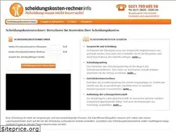 Sites similar to scheidungskosten-rechner.info