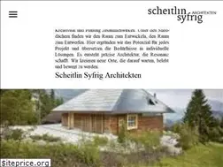 Sites similar to scheitlin-syfrig.ch