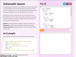 Sites similar to schematic-ipsum.herokuapp.com