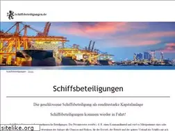 Sites similar to schiffsbeteiligungen.de