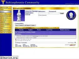 Sites similar to schizophrenia.community