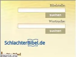Sites similar to schlachterbibel.de
