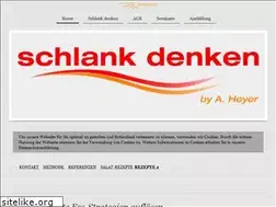 Sites similar to schlank-denken.de
