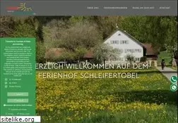 Sites similar to schleifertobelhof.de