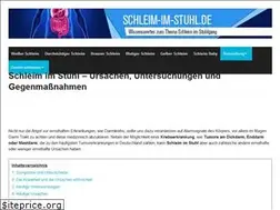 Sites similar to schleim-im-stuhl.de