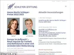 Sites similar to schleyer-stiftung.de