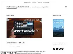 Sites similar to schlichtheit.com
