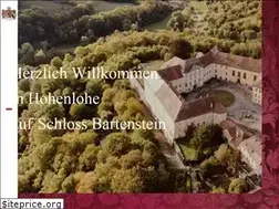 Sites similar to schloss-bartenstein.de