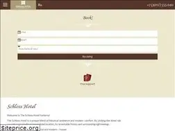 Sites similar to schloss-hotel.ru