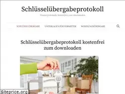 Sites similar to schluesseluebergabeprotokoll.de