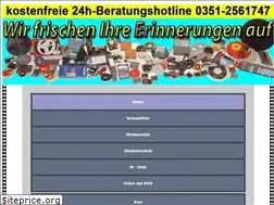 Sites similar to schmalfilm-ueberspielen.de