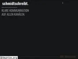 Sites similar to schmidtschreibt.com