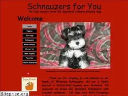 Sites similar to schnauzersforyou.net