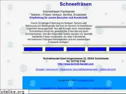 Sites similar to schneefraese.de