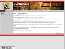 Sites similar to schneider-mt.de