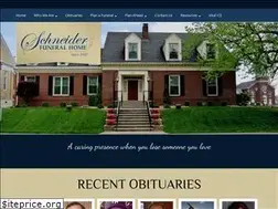 Sites similar to schneiderfuneralhome.com