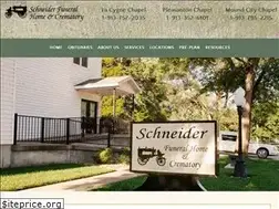 Sites similar to schneiderfunerals.com