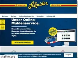 Sites similar to schnider-ag.ch