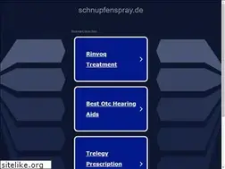 Sites similar to schnupfenspray.de