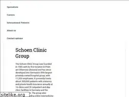 Sites similar to schoen-kliniken.com