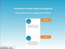 Sites similar to schoenheitsoperationen-ratgeber.de