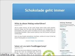 Sites similar to schokolade-geht-immer.de