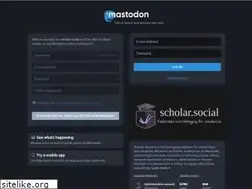 Sites similar to scholar.social