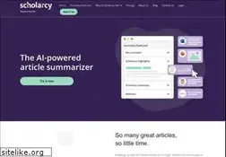 Sites similar to scholarcy.com