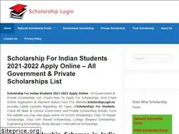 Sites similar to scholarshiplogin.in