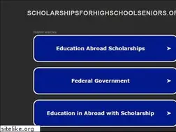 Sites similar to scholarshipsforhighschoolseniors.org