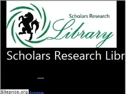 Sites similar to scholarsresearchlibrary.com