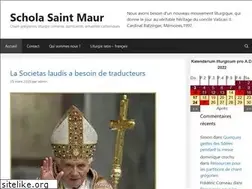 Sites similar to scholasaintmaur.net