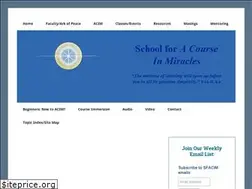 Sites similar to schoolforacourseinmiracles.org