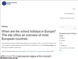 Sites similar to schoolholidayseurope.eu