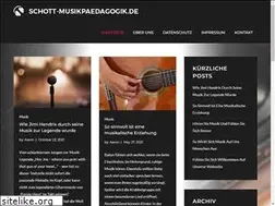 Sites similar to schott-musikpaedagogik.de