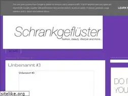 Sites similar to schrankgefluester.blogspot.com